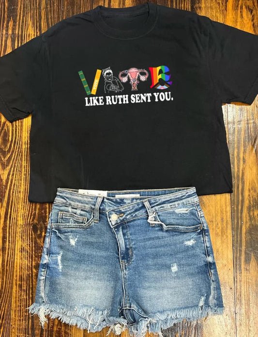 Like Ruth Sent You Crop Top For Women