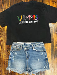 Like Ruth Sent You Crop Top For Women
