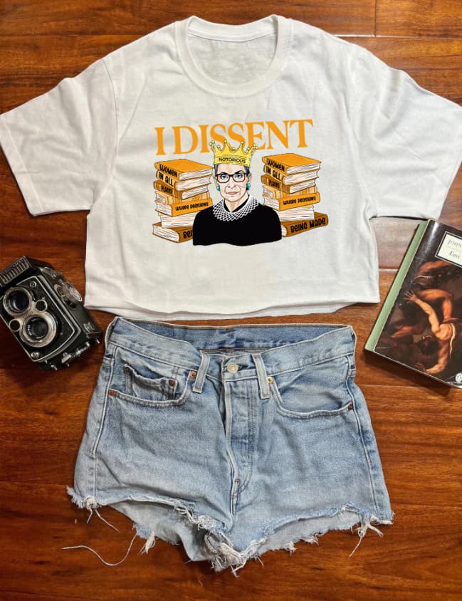IDISSENT CROP TOP FOR WOMEN