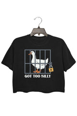 GOT TOO SILLY CROP TOP FOR WOMEN