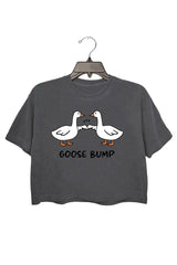 Goose Bump Crop Top For Women