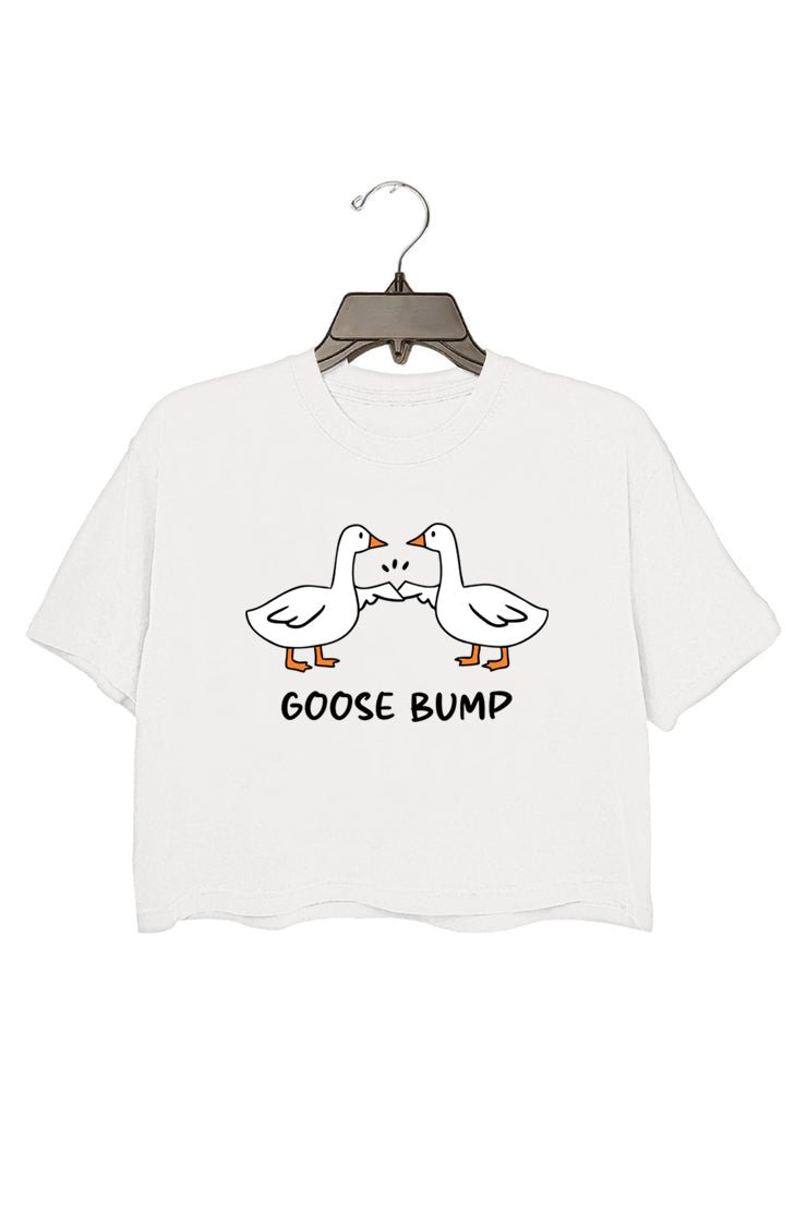 Goose Bump Crop Top For Women