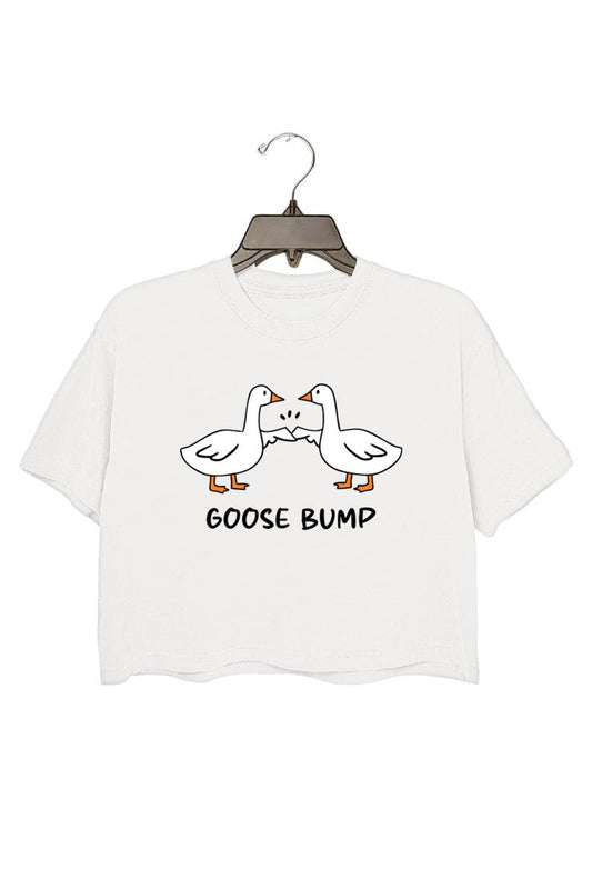 Goose Bump Crop Top For Women