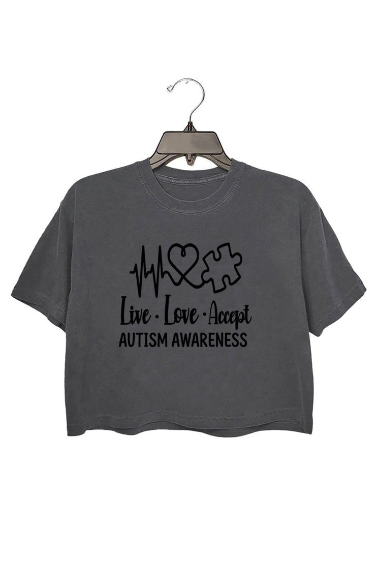 Live Love Accept Autism Awareness T-shirt