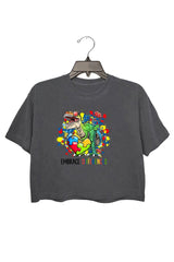 Embrace Differences Autism Awareness Dinosaur T-Shirt