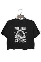 Rolling Stones Crop Top For Women