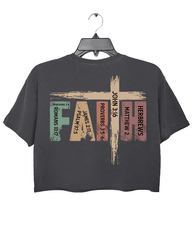 Faith & Verses Crop Top For Women