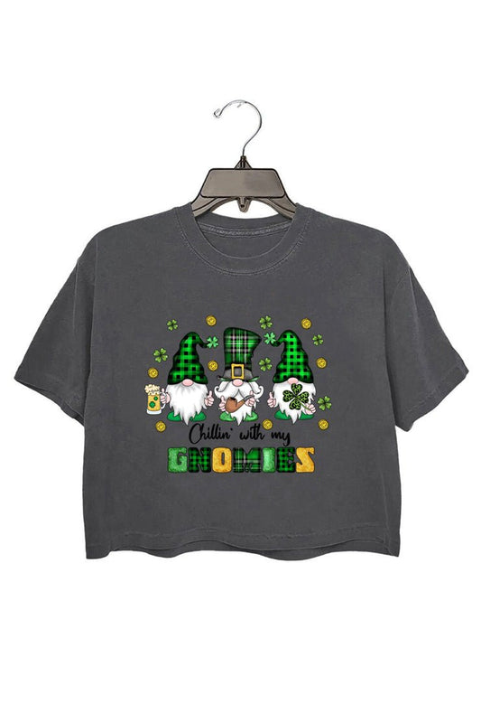 St. Patrick's Day Tshirt Womens T-Shirts Green Clover Tees Short Sleeve