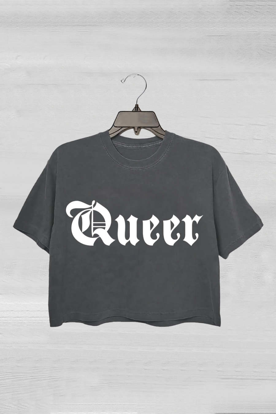 Queer Gothic Crop Top For Women