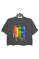 Love Wins Crop Top For Women