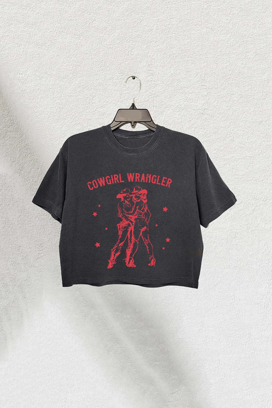 Cowgirl Wrangler-LGBTQ Crop Top For Women