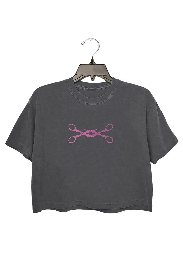 Lesbian Scissors Crop Top For Women