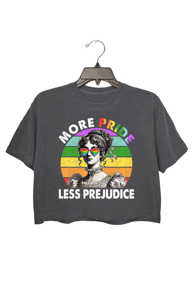 More Pride Less Prejudice Crop Top For Women