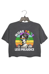 More Pride Less Prejudice Crop Top For Women