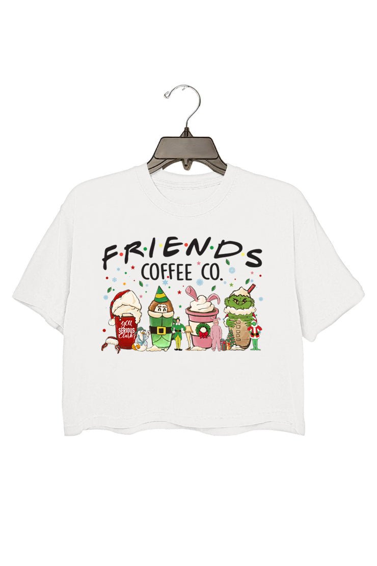 Friends Coffee Company Crop tee For Women