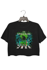 The Nightmare Jack Skellington Halloween Abbey Road T-Shirt, Spooky Season T-Shirt, Halloween Party T-Shirt