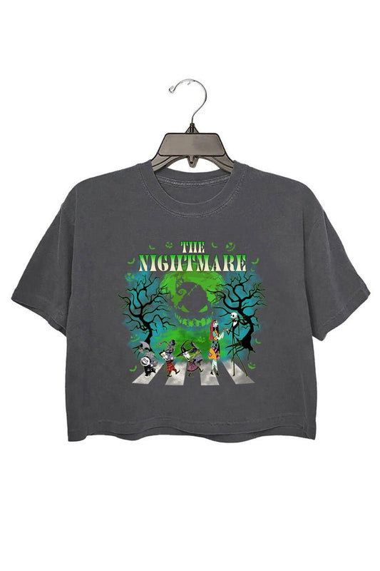 The Nightmare Jack Skellington Halloween Abbey Road T-Shirt, Spooky Season T-Shirt, Halloween Party T-Shirt