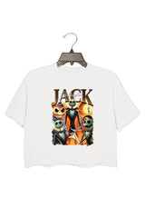 Jack Skellington "The Nightmare Before Christmas" Unisex Crop tee For Women