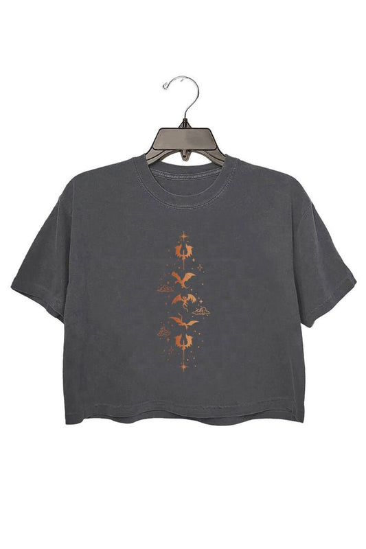 Riders Quadrant Basgiath War College Print Crop Tee