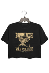 Basgiath War College Crop Tee, Fourth Wing T-Shirt