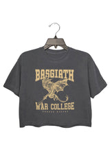 Basgiath War College Crop Tee, Fourth Wing T-Shirt