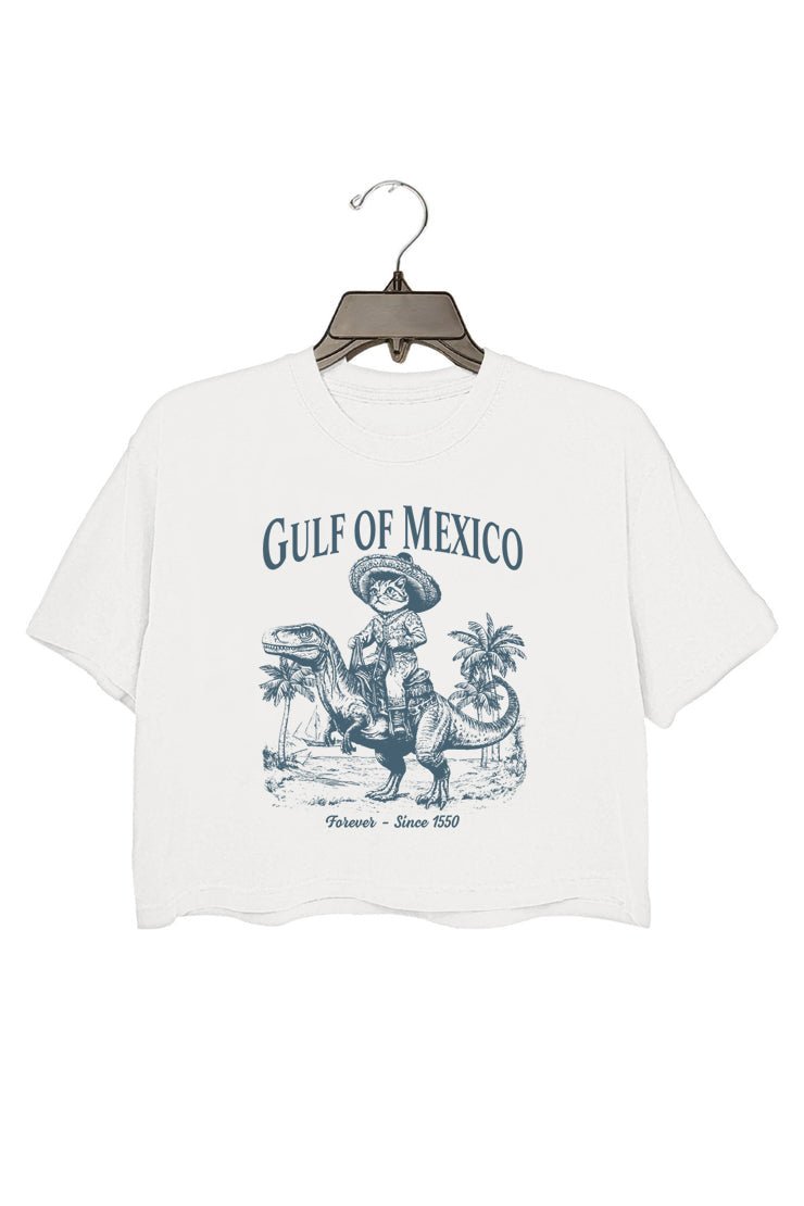 GULF OF MEXICO FOREVER SINCE 1550 CROP TOP FOR WOMEN