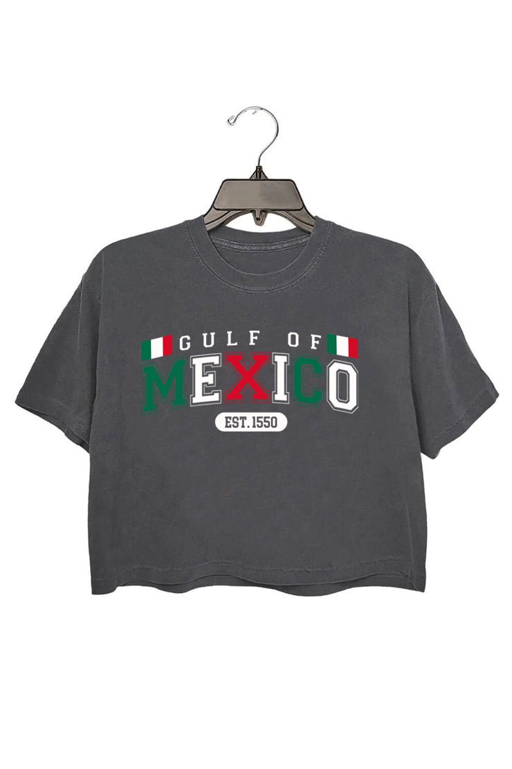 GULF OF MEXICO EST 1550 CROP TOP FOR WOMEN