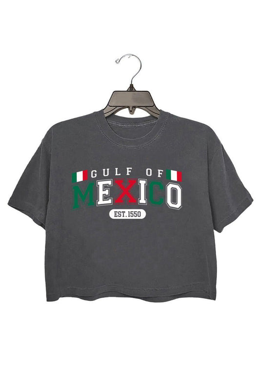 GULF OF MEXICO EST 1550 CROP TOP FOR WOMEN