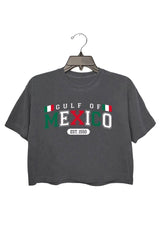 GULF OF MEXICO EST 1550 CROP TOP FOR WOMEN