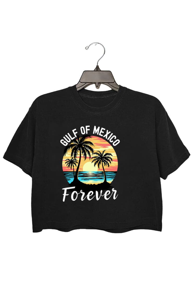 Gulf of Mexic Forever Crop Tee For Women