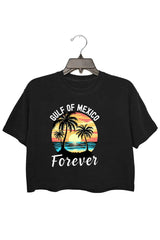 Gulf of Mexic Forever Crop Tee For Women