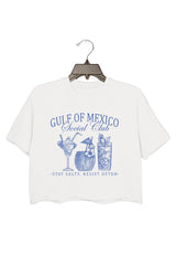 GULF OF MEXICO STAY SALTY RESIST OFTEN CROP TOP FOR WOMEN