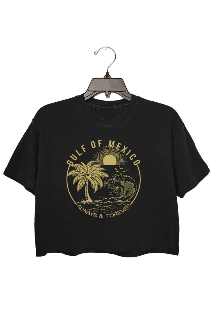 Gulf of Mexic Forever Crop Tee For Women