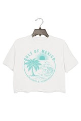 Gulf of Mexic Forever Crop Tee For Women