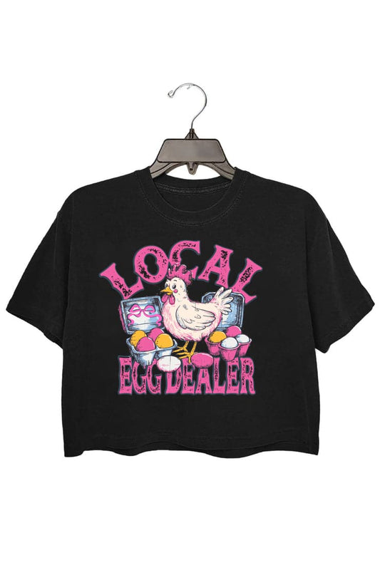 Local Egg Dealer Crop Top For Women