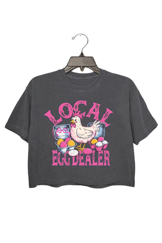Local Egg Dealer Crop Top For Women