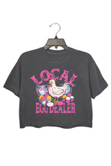 Local Egg Dealer Crop Top For Women