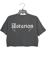 "Astarion Scars Black" Crop Top For Women
