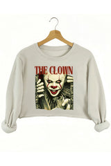 THE CLOWN CROP SWEATSHIRT FOR WOMEN