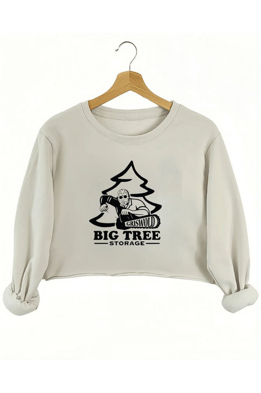 Big Tree Griswold Storage Crop Sweatshirt For Women