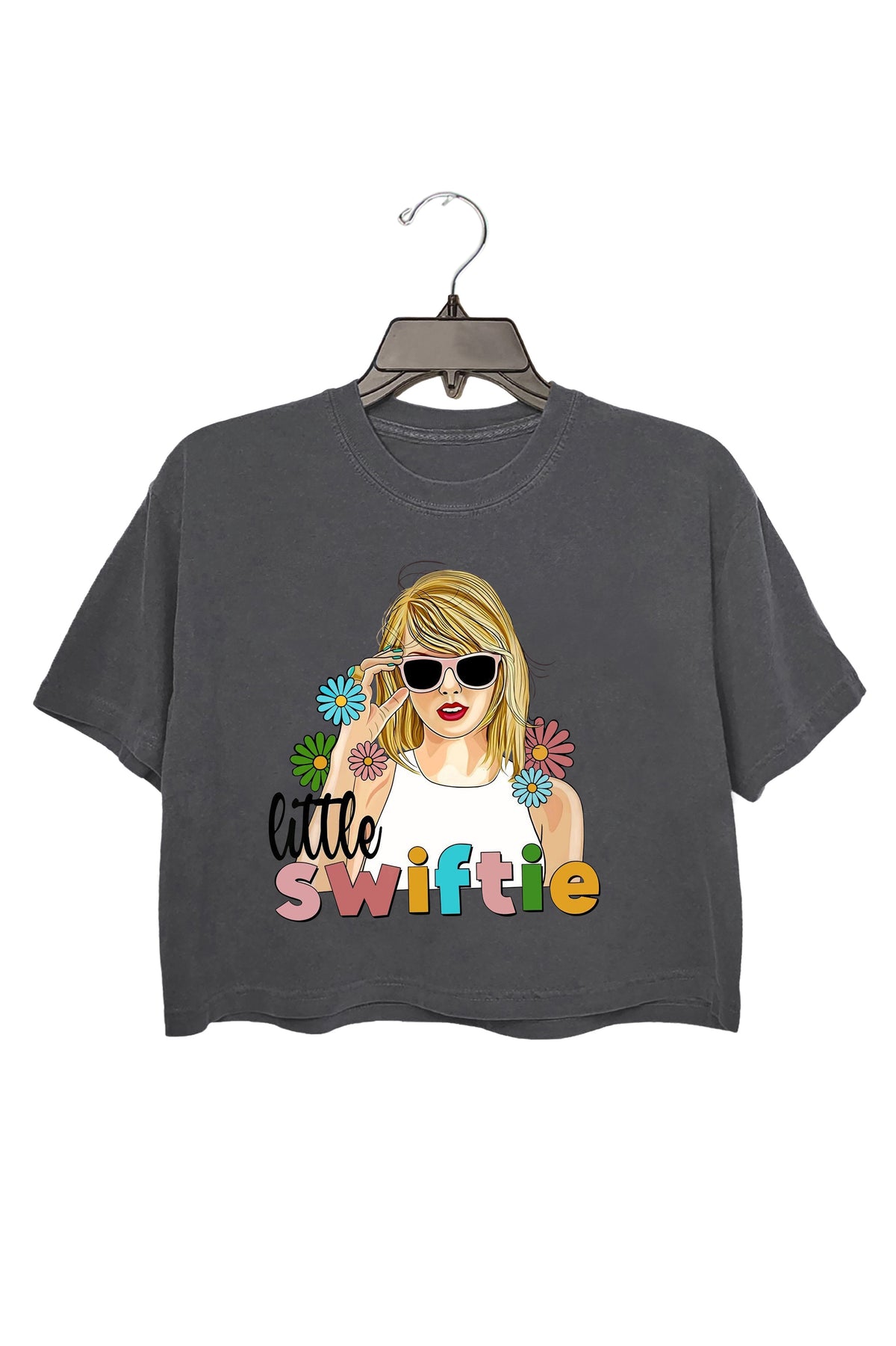 Flower Taylor Girls Crop Top For Women