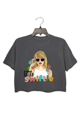 Flower Taylor Girls Crop Top For Women