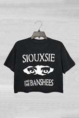 Siouxsie and The Banshees Goth Crop Tee For Women